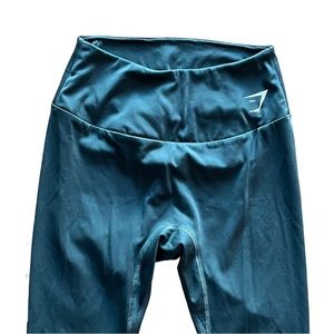 Gymshark Leggings Medium Green Training 7/8 Length Lightweight